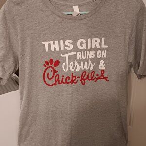 Chic fil a and Jesus t-shirt